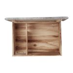Casuta pentru arici - Cu usa, podea, intrare labirint si acoperis impermeabil, 21 x 46 x 34 cm - imagine 10