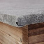 Casuta pentru arici - Cu usa, podea, intrare labirint si acoperis impermeabil, 21 x 46 x 34 cm - imagine 9