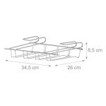 Suport pahare Relaxdays, pentru 12 pahare, 8.5 x 34.5 x 26 cm - imagine 4