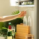 Suport pahare Relaxdays, pentru 12 pahare, 8.5 x 34.5 x 26 cm - imagine 5