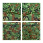 Cort portabil pentru dus sau toaleta XXL, poliester, 240 x 160 x 154 cm, camuflaj, pentru camping, drumetii si excursii - imagine 7