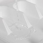 Set 2 organizatoare tacamuri, 5 compartimente, din plastic, design alb - imagine 6