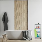 Etajera cu 4 rafturi, Relaxdays, din plastic si inox, gri, 98 x 15.5 x 40.5 cm - imagine 2