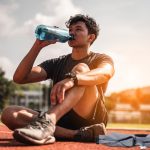 Centura Alergare / Borseta Sport, universala, 2 buzunare, orificiu casti, cureaua reglabila, negru/gri - imagine 8