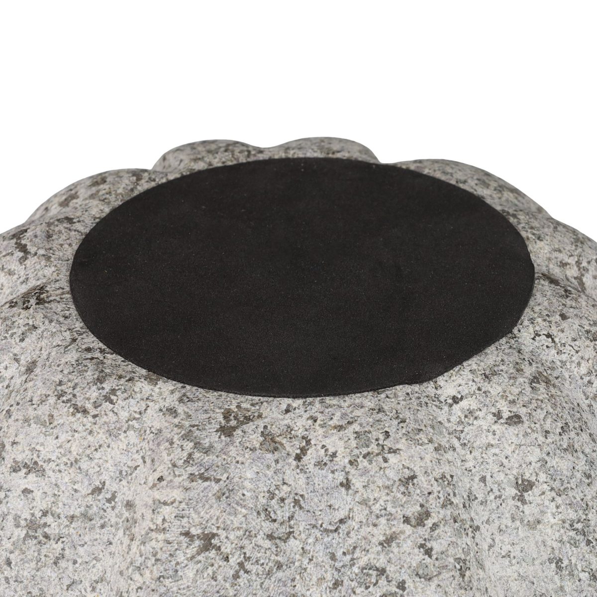 Mojar cu pistil, granit, gri, 10 x 15,5 - imagine 7