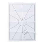 Ceas decorativ de perete, DIY,, Fotbal”, 50 - 100 cm, Efect 3D, alb/negru - imagine 9