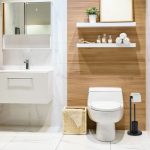 Set suport hartie igienica si perie toaleta, otel, design modern, 53 x 20,5 cm, negru - imagine 5