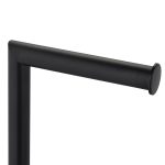Set suport hartie igienica si perie toaleta, otel, design modern, 53 x 20,5 cm, negru - imagine 9