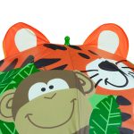 Umbrela pentru copii, model jungla, verde, 67 x 78 cm - imagine 6