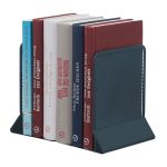 Set 2 suporturi pentru carti, metal, negru, 17 x 13,5 x 10,5 cm - imagine 6