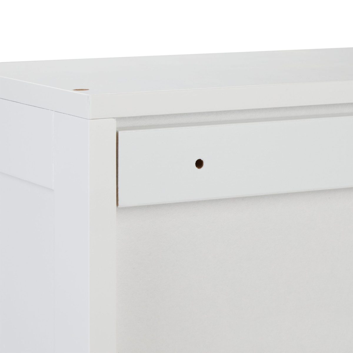 Dulap baie, suspendat, 2 rafturi reglabile, inchidere magnetica, 50 x 30 x 18,5 cm, MDF, alb - imagine 8