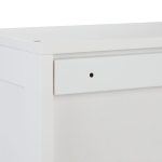 Dulap baie, suspendat, 2 rafturi reglabile, inchidere magnetica, 50 x 30 x 18,5 cm, MDF, alb - imagine 8