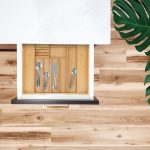 Suport organizare tacamuri si ustensile extensibil din bambus, 9 compartimente, 5,5 x 55 x 44,5 cm - imagine 5