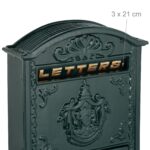 Cutie postala, design nostalgic, 42 x 28 x 10 cm, verde - imagine 7