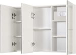 Dulap de baie cu oglinda LED, touch, lumina reglabila rece/calda/neutra, MDF/sticla, A+, 100 x 60 x 13 cm - imagine 2