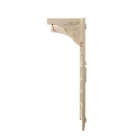 Spalier de gimnastica, capacitate 170 kg, lemn de pin, bara reglabila pe inaltime, 220 cm - imagine 4