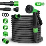 Furtun de udat Premium, extensibil pana la 7,5 m, flexibil, 9 trepte, accesorii incluse