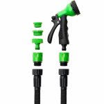 Furtun de udat Premium, extensibil pana la 7,5 m, flexibil, 9 trepte, accesorii incluse - imagine 3
