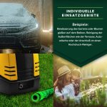 Furtun de udat gradina cu 8 functii, flexibil, extensibil pana la 22.5 m, cu accesorii incluse, verde - imagine 6