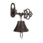 Sonerie decorativa, din fonta, farmec antic, 23 x 10,5 x 17,5 cm