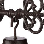 Sonerie decorativa, din fonta, farmec antic, 23 x 10,5 x 17,5 cm - imagine 8