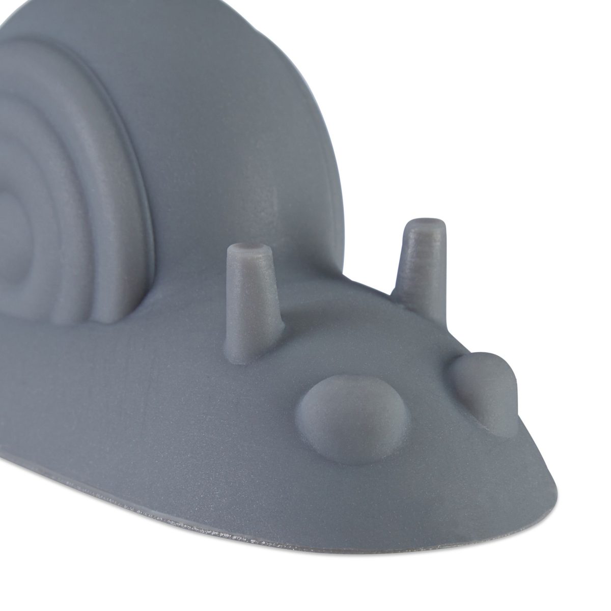 Opritor de usa decorativ, 2 bucati, gri, din cauciuc moale,  4,5x14x4 cm - imagine 5