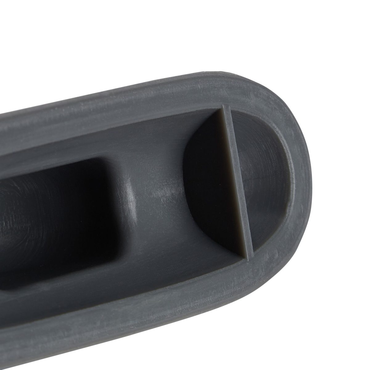 Opritor de usa decorativ, 2 bucati, gri, din cauciuc moale,  4,5x14x4 cm - imagine 4