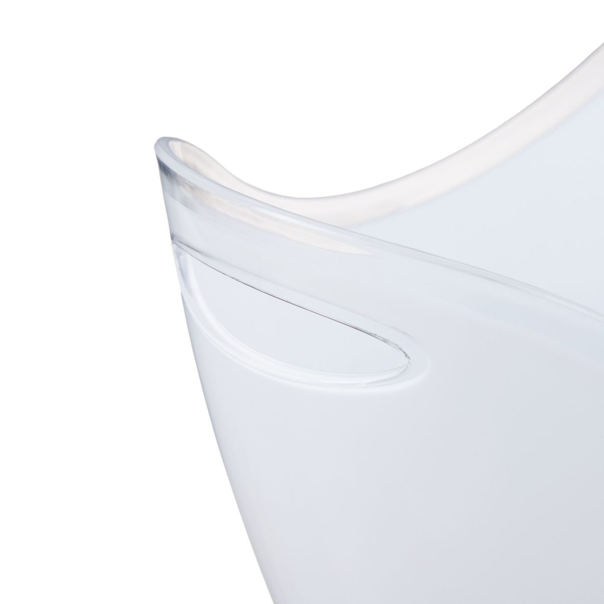 Frapiera sampanie si vin, manere transport, 6 l, 25,5 x 34,5 x 26 cm, alb - imagine 6