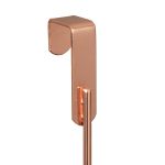 Cuier metalic versatil, cu 6 carlige, 20x40x9 cm, cupru - imagine 4