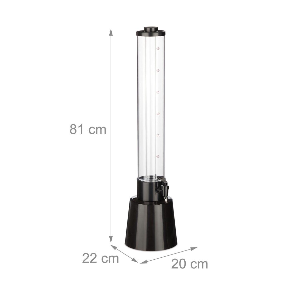 Dozator pentru bere sau orice tip de bauturi racoritoare, 3,7L, 81 x 20 x 22 cm - imagine 6