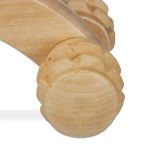 Set masaj, 2 piese, lemn, natur, 6 x 16 x 7 cm - imagine 7