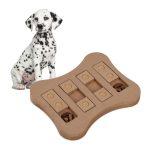 Jucarie interactiva pentru caini, MDF, 2,5 x 24,5 x 20 cm, maro