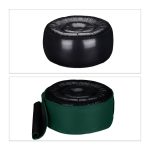 Scaun gonflabil pentru gradina/camping , poliester, PVC, verde,  26 x 56 cm - imagine 6