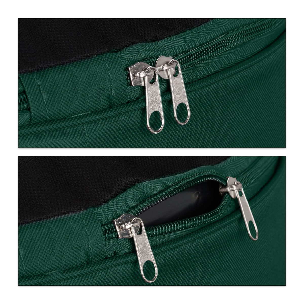 Scaun gonflabil pentru gradina/camping , poliester, PVC, verde,  26 x 56 cm - imagine 7