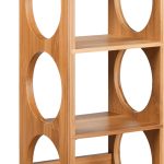 Suport sticle de vin, din bambus, 2 bucati, natur, 53 x 14 x 12 cm - imagine 6