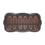 Tava pantofi, 3 perechi, anti-alunecare, 2,5 x 80 x 40 cm, negru/maro