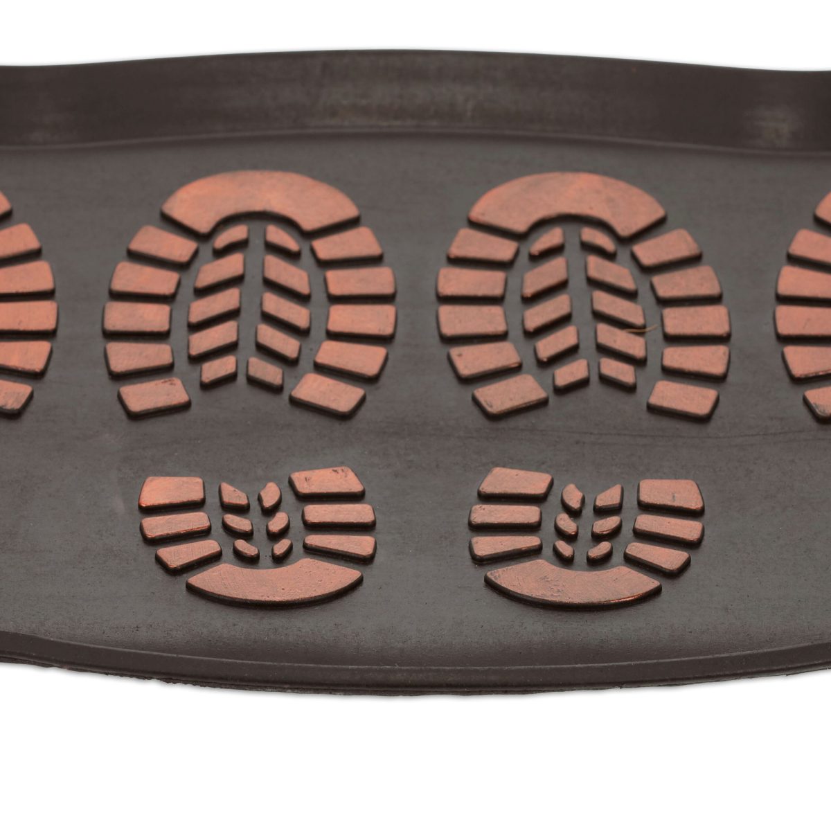Tava pantofi, 3 perechi, anti-alunecare, 2,5 x 80 x 40 cm, negru/maro - imagine 6