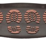 Tava pantofi, 3 perechi, anti-alunecare, 2,5 x 80 x 40 cm, negru/maro - imagine 6