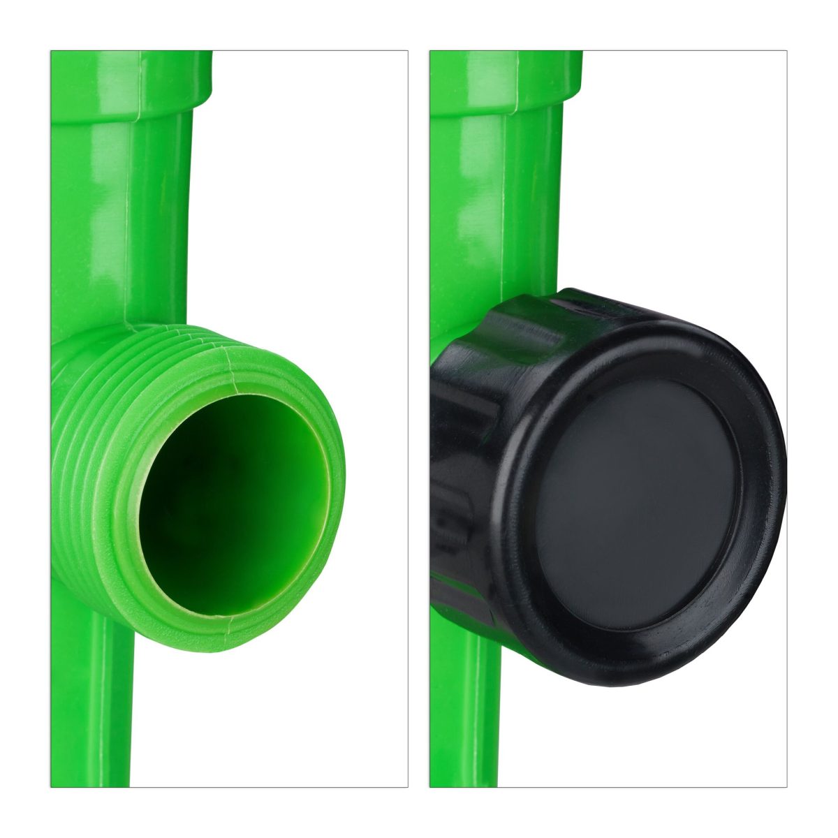 Aspersor cu pulsatii pentru curte si gradina, 6 bucati, 1/2", PP/ABS, verde/galben/roz - imagine 4