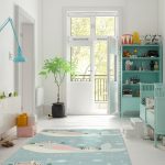 Covoras de joaca, pliabil, doua fete, design animalute, 1 x 195 x 146 cm - imagine 5