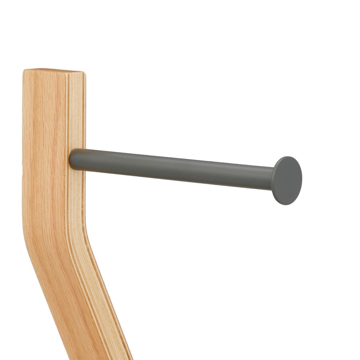 Suport pentru hartie igienica cu perie de toaleta 2 in 1, MDF/otel, 75 x 18,5 x 18,5 cm, nrgtu/maro - imagine 8