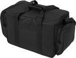 Geanta pescuit impermeabila, 4 compartimente, 56 x 31 x 30 cm, negru - imagine 2