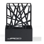 Semineu mobil cu bioetanol , otel, 20.7 x 20.7 x 29.5 cm, negru - imagine 4