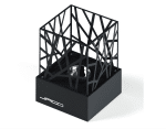 Semineu mobil cu bioetanol , otel, 20.7 x 20.7 x 29.5 cm, negru - imagine 7