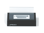 Semineu mobil cu bioetanol , otel, 35 x 18.2 x 14.6 cm, negru - imagine 3