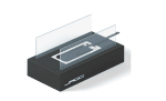 Semineu mobil cu bioetanol , otel, 35 x 18.2 x 14.6 cm, negru - imagine 5