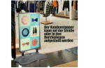 Panou publicitar dublu, prevazut cu 2 rame click, 115x64x35 cm, aluminiu, gri - imagine 7