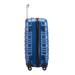 Set 4 trolere de diferite dimensiuni, S-M-L-XL, ABS, roti robuste de 360°, albastru - imagine 2