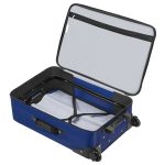 Set 3 trolere si 2 genti cosmetice, Atena, L-M, poliester, albastru - imagine 13