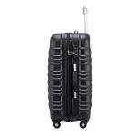Set 4 trolere de diferite dimensiuni, S-M-L-XL, ABS, roti robuste de 360°, negru - imagine 6